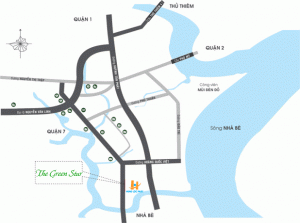 Vị trí biệt Thự Phố Green Stars Quận 7 kết nối yêu thương